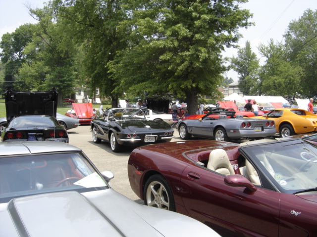 Jaguars and Corvettes at Linden Hall, June 5th, 2005