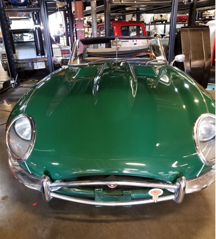 Glad to see an E-Type stored in the garage.