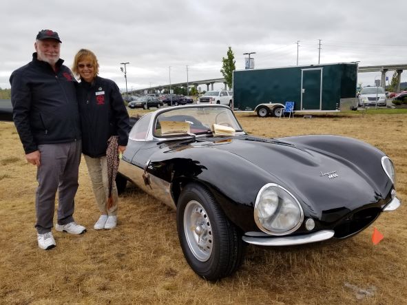 Ray Papineau & Linda Roberts with the XKSS
