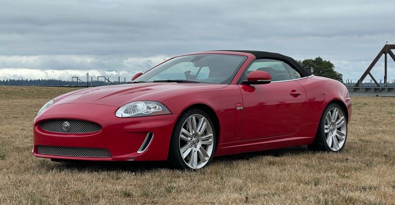 Seth Schenker's XKR convertible.  Seth is from JOCO and volunteered to help with judging.