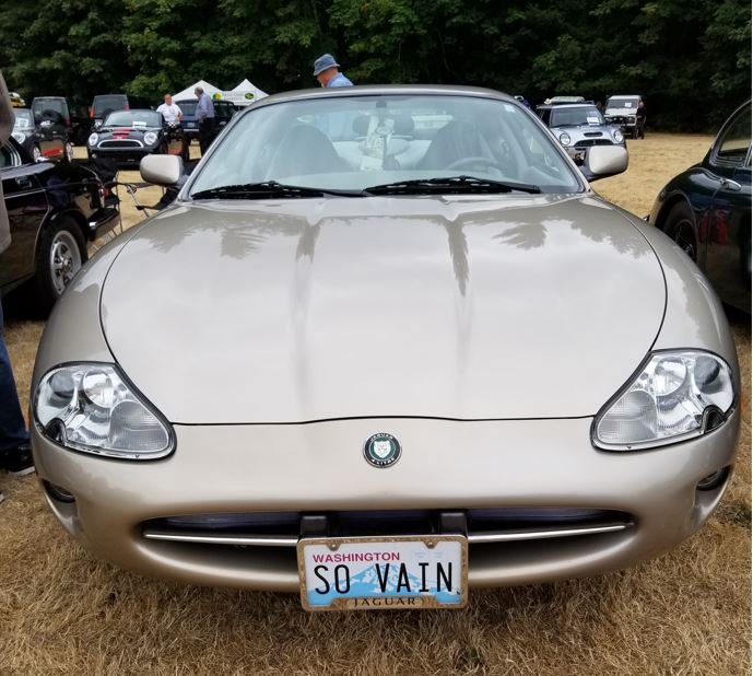 1997 XK8 Coupe belongs to Gary Griswold.   Love his vanity plate!