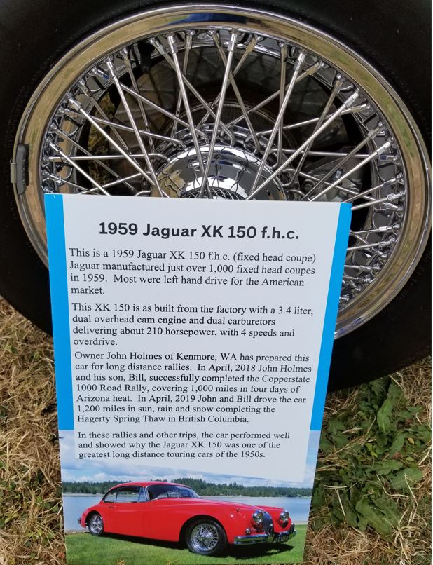 John has a nice write-up on his 1959 XK150