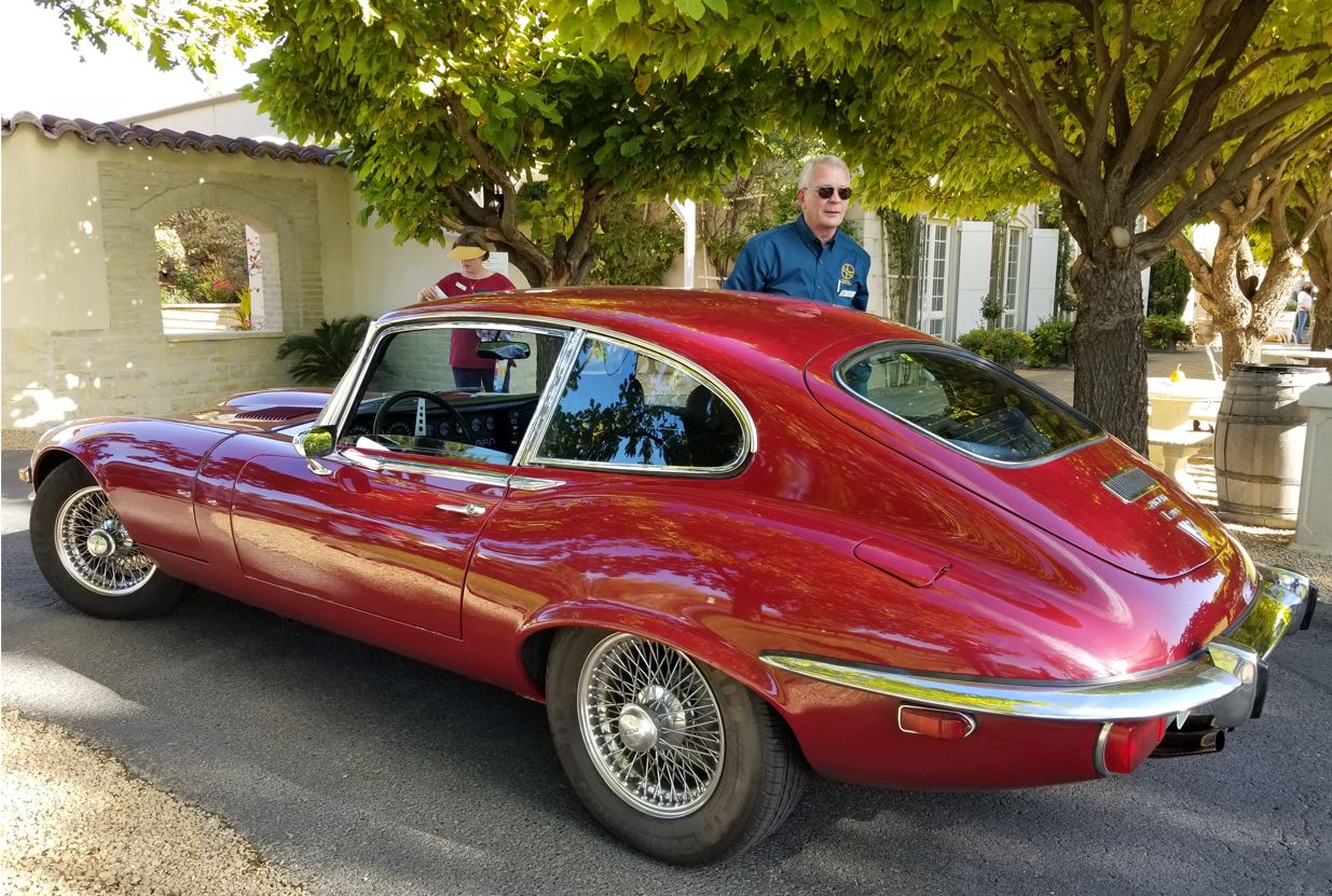 Brian and his E-Type.