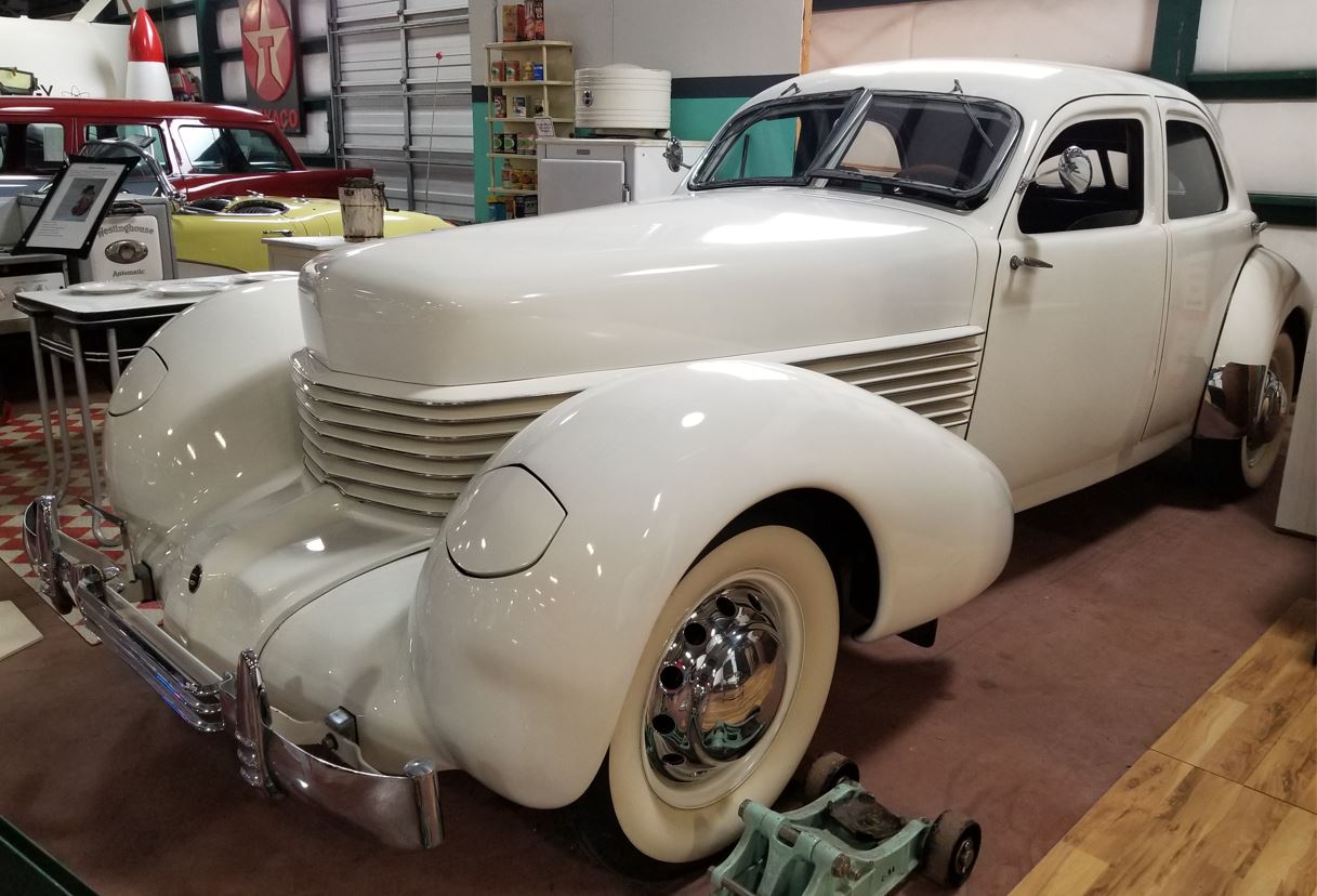 1937 Cord 812 Westchester.  Art Deco styling.