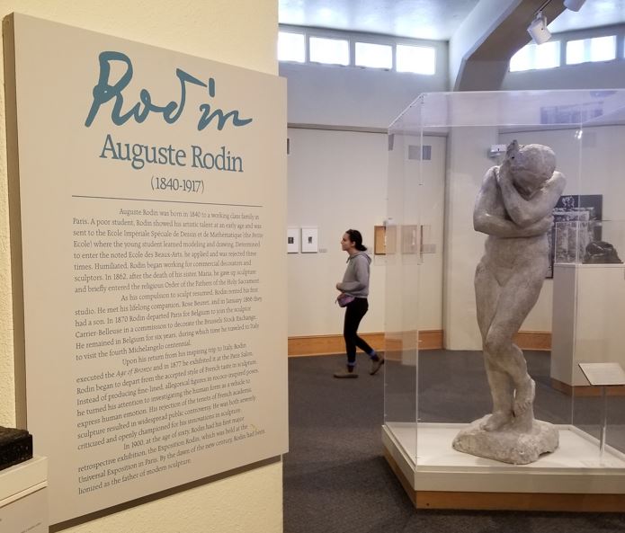 One section was devoted to Rodin