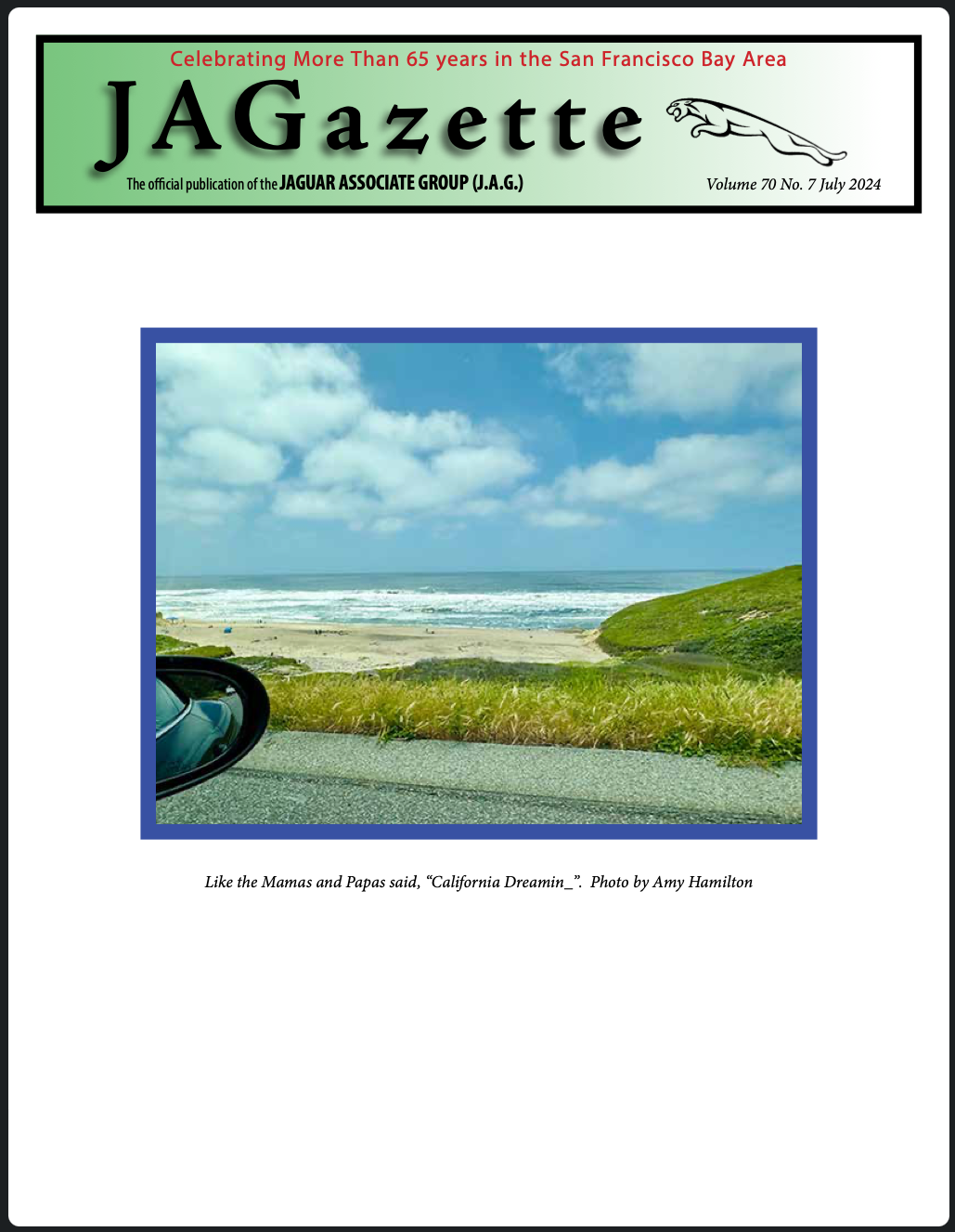 JAGazette cover, July 2024