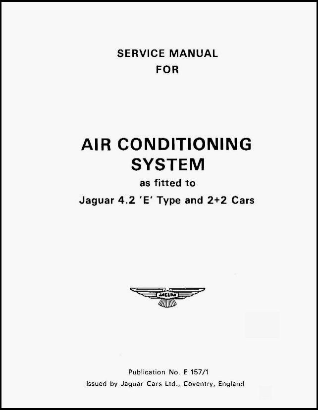 E-Type Air conditioning Manual