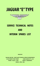 Parts and Service catalog for the very first E Types 